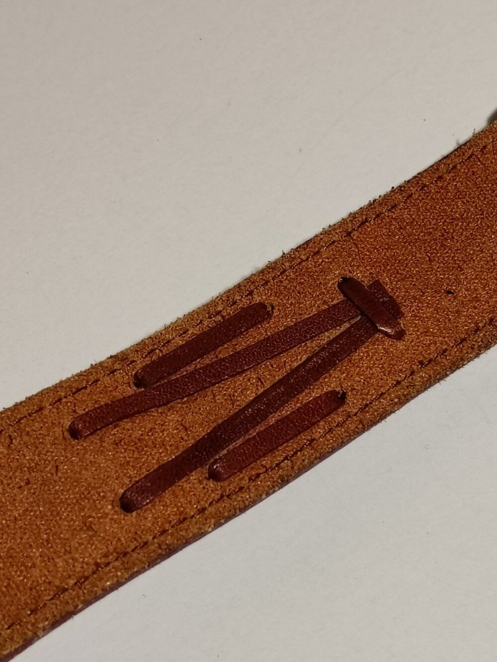 Latigo Western Concho Belt Full Grain Leather Brown Vintage Large Boho Festival - Picture 11 of 12
